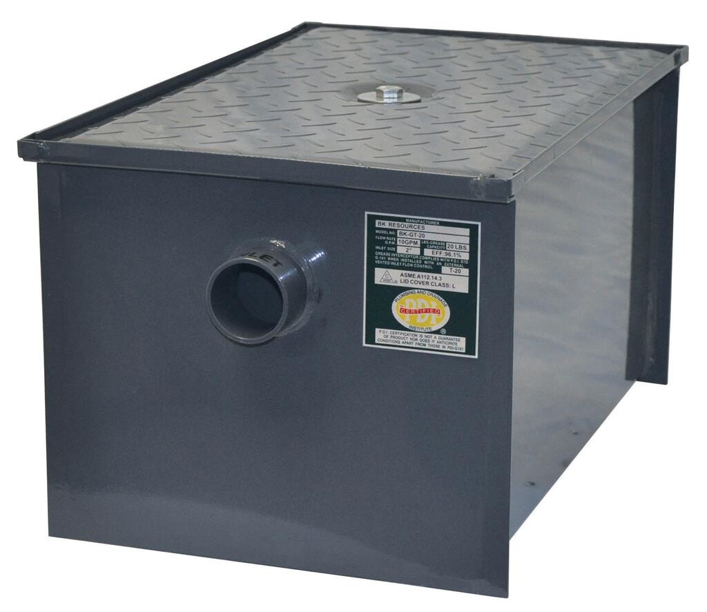 8Lb/4GPM Carbon Steel Grease Trap