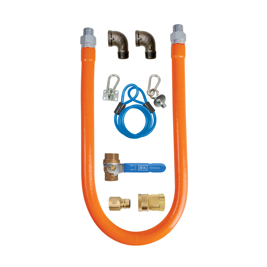1/2" X 48" Gas Hose Connector Kit #3