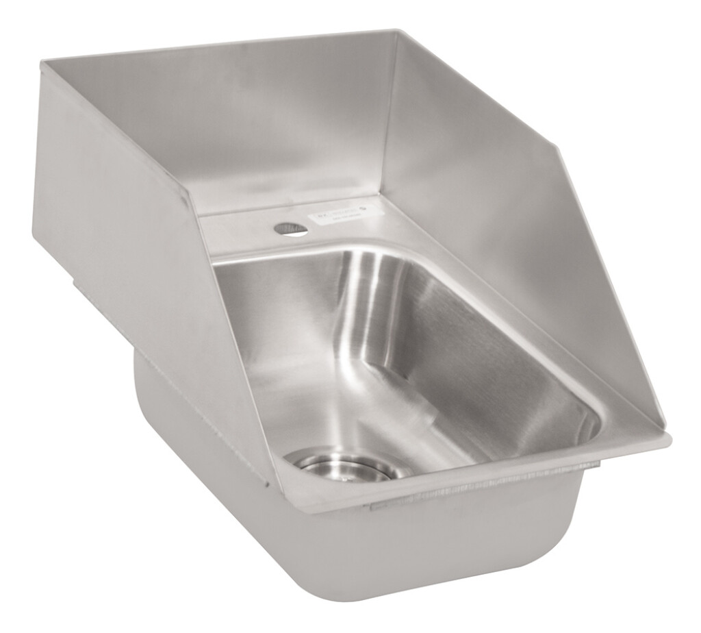 1 Compartment Dropin Sink w/Side Splashes 10"x14"x5"