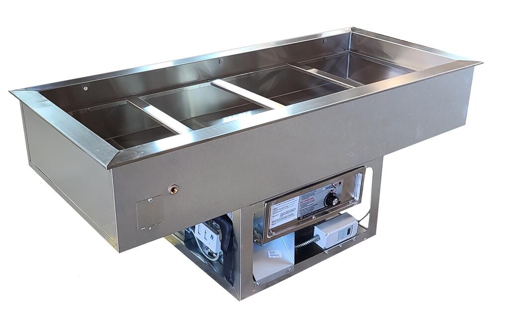 Dual Temp 4 Compartment Drop-In Hot/Cold Food Well