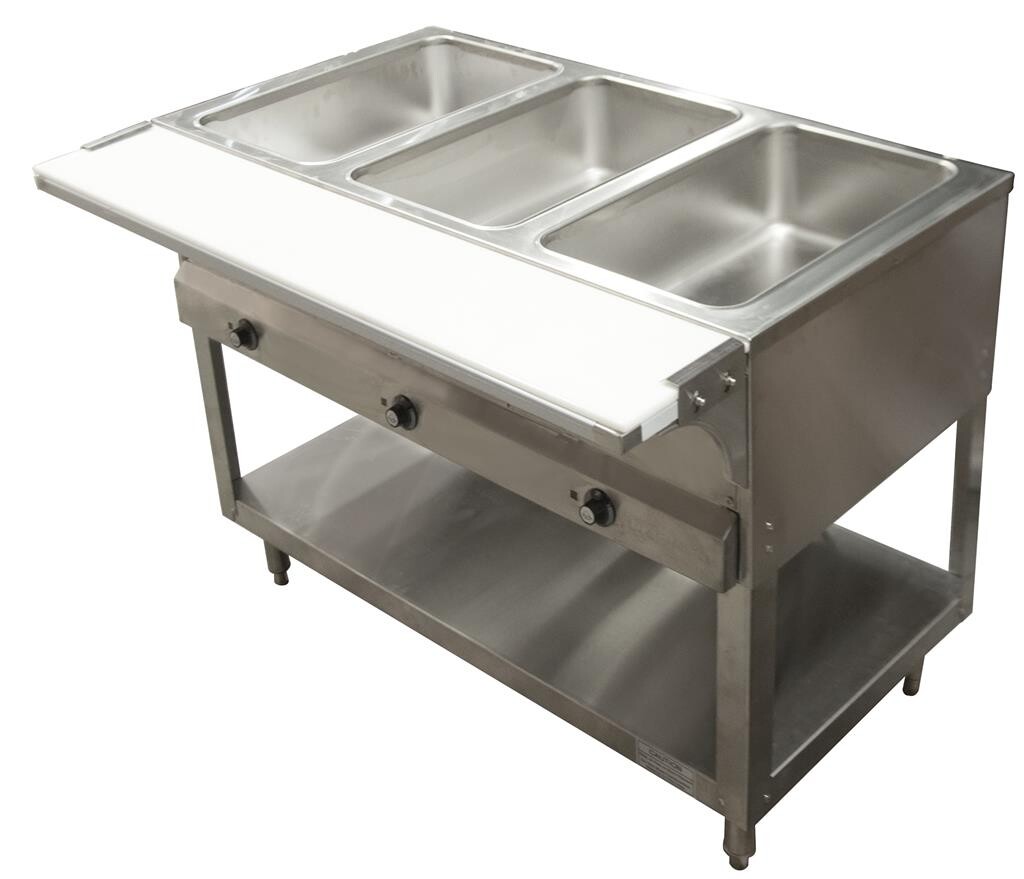 Sealed Well Electric Steam Table 3 Well - 240V 2250W