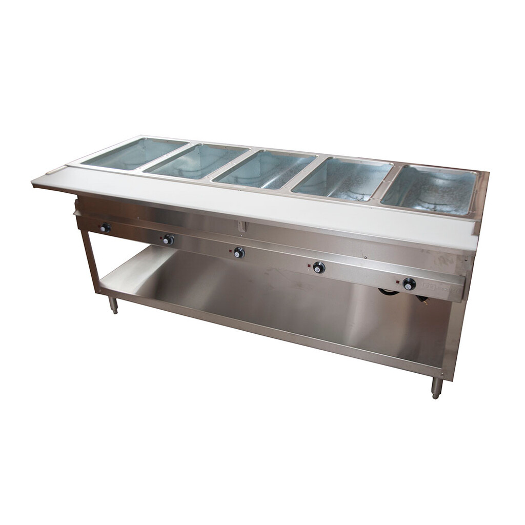 Sealed Well Electric Steam Table 5 Well - 240V 3750W