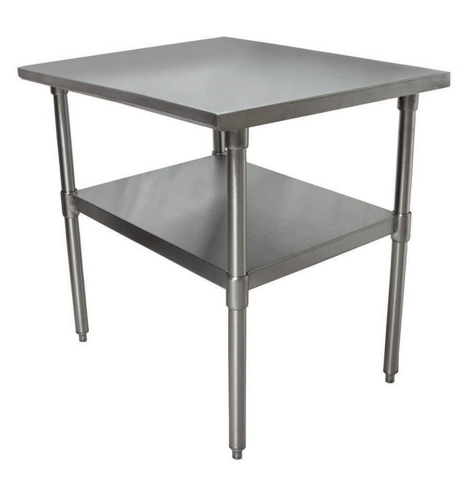 24" X 24" T-430 18GA SS TABLE TOP AND BASE