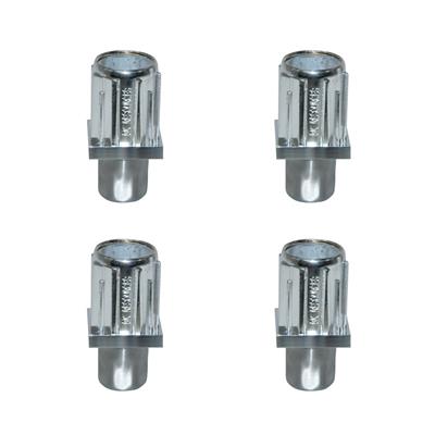 1-1/2" Square SS Bullet Foot - 4 Pack