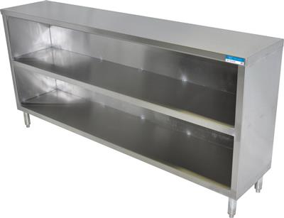 18" X 48" 14 Gauge Type 304 Stainless Steel Dish Cabinet