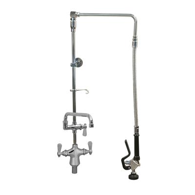 Optiflow Swing Arm Pre-Rinse Assembly, W/ 12" Swing Add-A Faucet