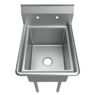 Stainless Steel 1 Compartment Sink w/ 16X20X12D Bowl