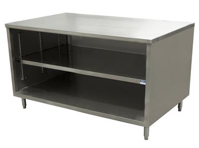 30" X 60" Stainless Steel Cabinet Base Chef Table
