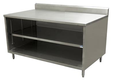 24" X 36" Stainless Steel Cabinet Base Chef Table 5" Riser