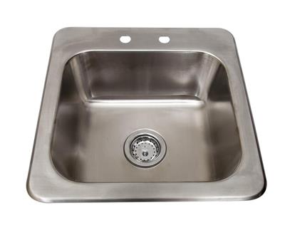 1 Compartment Dropin Sink 16"x14"x8" w/ Faucet