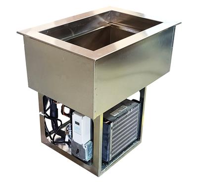 Refrigerated 1 Compartment Drop-In Cold Food Well 3" Deep