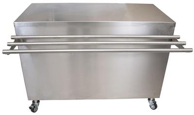 Stainless Steel Serving Counter w/Sliding Doors 30X72