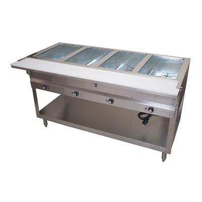 Sealed Well Electric Steam Table 4 Well - 240V 3000W