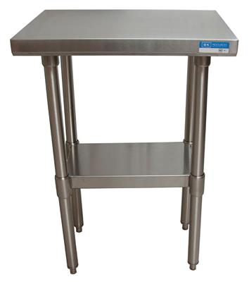 18" X 24" T-430 18GA SS TABLE TOP AND BASE