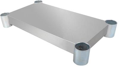 Stainless Steel Work Table Adjustable undershelf 60"W X 36"D