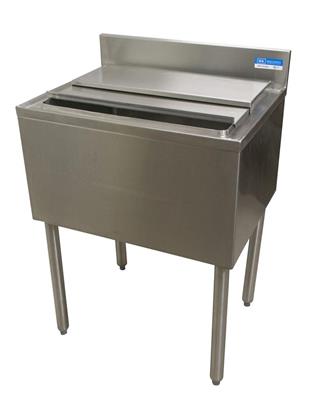 18"X48" Stainless Steel Insulated Ice Bin