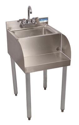 21"X18" Stainless Steel Underbar Blender Station w/ Faucet