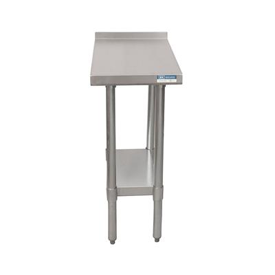 18"x 24" 18 Gauge Stainless Steel Filler Table w/ Undershelf