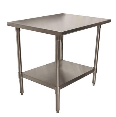 18 Stainless Steel Guage Work Table w/Galvanized Undershelf 24"Wx24"D