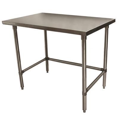 18 Gauge Stainless Steel Work Table With Open Base 48"Wx30"D