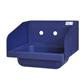ION™ Blue Antimicrobial Hand Sink w/ Side Splashes, 2 Holes 14”x10”x5”
