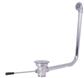 Lever Waste Valve, Straight Drain With Overflow, 3-1/2" Sink Opening
