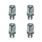 1-1/2" Square SS Bullet Foot - 4 Pack
