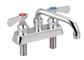 OptiFlow Solid Body Faucet, 6" swing spout, 4" O.C. deck mount