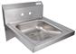 ADA Stainless Steel Hand Sink 2 Holes 14”x16”x5”  