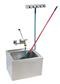 
Stainless Steel Mop Sink Kit with Floor Mount 6X20X6D