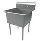 Stainless Steel 1 Compartment Sink w/ 24X24X14D Bowl