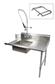 26" Right Side Soiled Dish Table With Pre-Rinse Bundle