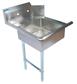 72" Left Side Soiled Dish Table Pre-Rinse Bundle