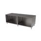36"x84" Cabinet Base Stainless Steel Top Chef Table