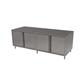 36"x84" Cabinet Base Stainless Steel Top Chef Table w/Hinged Door & Lock