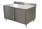 24" X 24" Stainless Steel Cabinet Base Chef Table 5" Riser Hinged Door