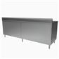 36" X 96" Stainless Steel Cabinet Base Chef Table