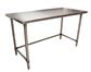 16 Gauge Stainless Steel Work Table Open Base Galvanized Legs 60"Wx30"D