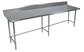 16 Gauge Stainless Steel Work Table Open Base 5" Riser 96"Wx30"D