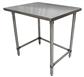 16 Gauge Stainless Steel Work Table Open Base 48"Wx24"D
