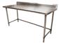 16 Gauge Stainless Steel Work Table Open Base 5"Riser 72"Wx30"D