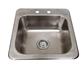 1 Compartment Dropin Sink 16"x14"x8" w/ Faucet