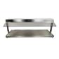 36" Stainless Steel Buffet Warmer with Heated Base, Sneeze Guards and Display Light