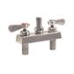 Evolution 4" Deck Mount Stainless Steel Faucet,less Spout Body Only
