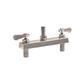 Evolution 8" C/C Deck Mount Stainless Faucet Less Spout, Body Only