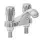 Metering Faucet, 4" C/C Deck Mounted Hot & Cold