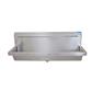 Stainless Steel 72" Urinal with Wall Mount Design, Brackets Included
