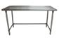 14 Gauge Stainless Steel Work Table Open Base Stainless Steel Legs 60"Wx36"D