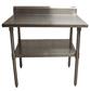 14 Gauge Stainless Steel Work Table W/ Stainless Steel Shelf 5"Riser 48"Wx30"D