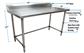 14 Gauge Stainless Steel Work Table Open Base and Legs With 5"Riser 60"Wx30"D